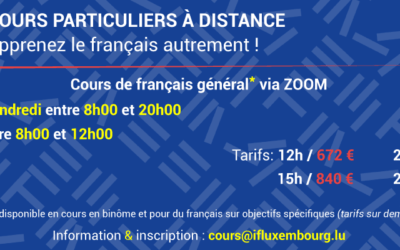 COURS PARTICULIERS A DISTANCE
