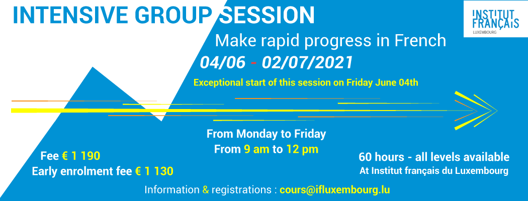 04/06 – 02/07/2021 – Intensive session