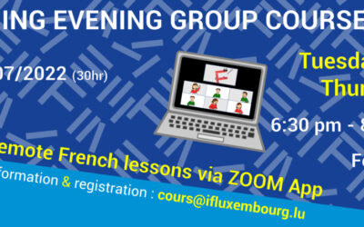 05/05 – 04/07/2022 / E-learning evening group courses